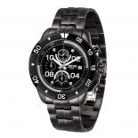 100米防水 时尚多功能精钢石英男表W70105G