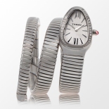 彩钻美女蛇手镯宝石防水表W50047L