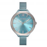 时尚大表盘简约钢带石英女表W50319L