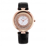 灵动闪钻皮带石英女表W50446L