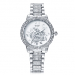 甜美个性写意亮钻花朵女士腕表W80104L