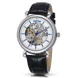 时光一百 双面镂空皮带自动机械男表W60156G