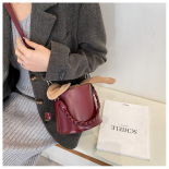 小包包女包新款潮百搭斜挎包网红水桶包BAFB258